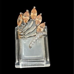 Elegant Silver and Gold Women's Ring